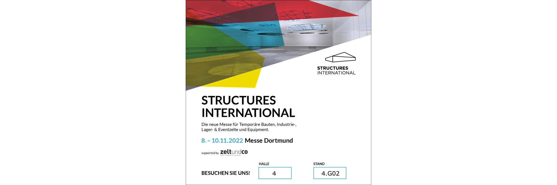 Structures International 2022 - Structures International 2022: Besuchen Sie FH Furniture in Dortmund!