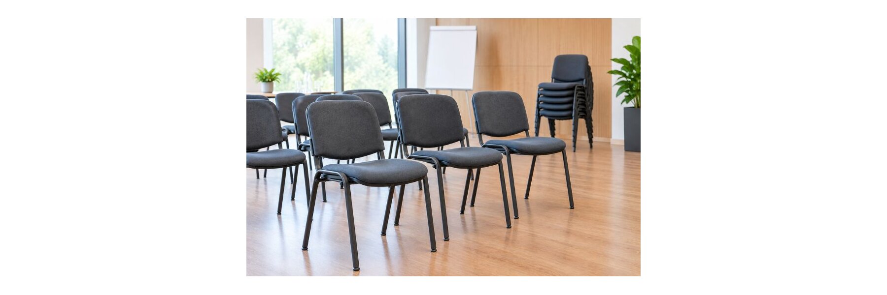What are the benefits of upholstered stacking chairs? - 