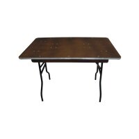 Banketttisch Event 152x152 mit Aluminium Kante
