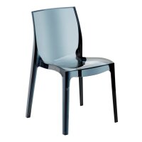 Stacking Chair Christo Plastic Dark Grey