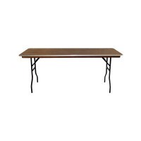 Banketttisch Event 183x76 mit Aluminium Kante