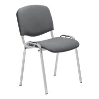 Stacking chair Palermo Click Chrome / Grey