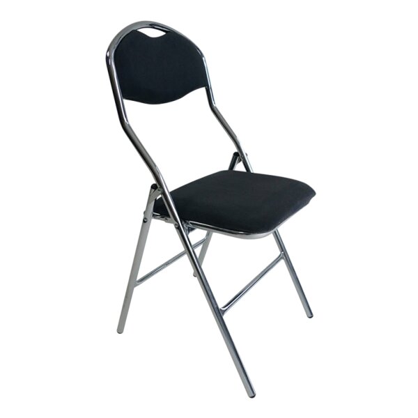 Folding Chair Super de luxe Chrome/ Grey