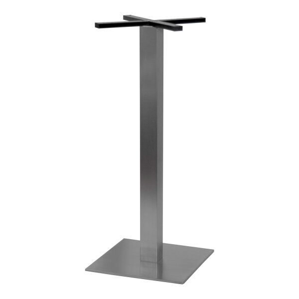 Gestell Manhatten High Eckig Edelstahl 60x60