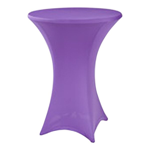 Partytable Cover Miami D85cm purple