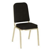 Stacking Chair Banquet BC 2600 Aluminium without armrests Gold Black