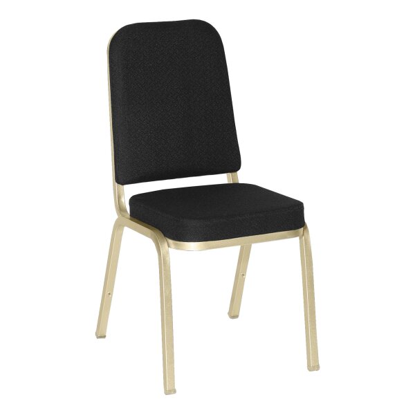 Stacking Chair Banquet BC 2600 Aluminium without armrests Gold Black Uni