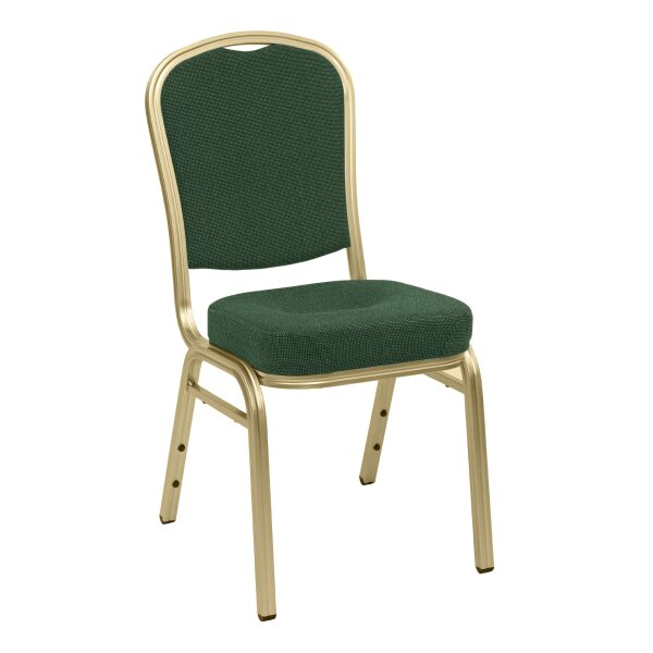 Stacking Chair Banquet BC 2800 Aluminium without armrests Gold Green