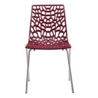 Stacking Chair Gruve Bordeaux