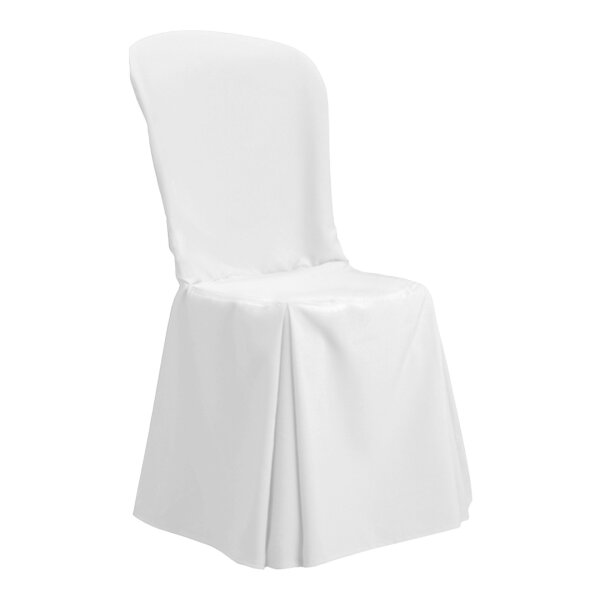 Chair Cover Bistro President with loop white