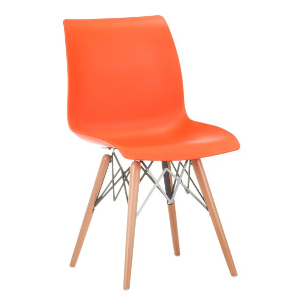 Stacking Chair Flash Orange