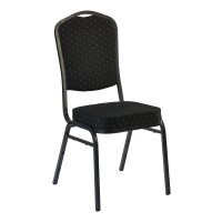 Banquet Chair Dijon BC 1200 Hammerscale/ Black with Polka Dots