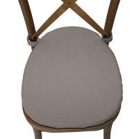 Seatpad Crossback Chair Emo velcro/beige