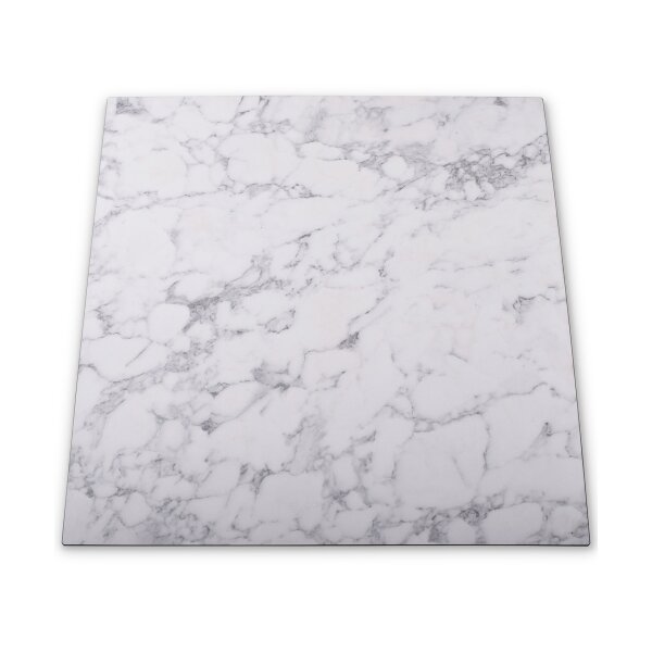 Tabletop Compact 70x70cm/white marble
