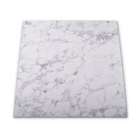 Tabletop Compact 70x70cm/white marble