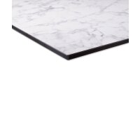 Tabletop Compact 70x70cm/white marble