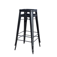 Partytable Alex Black/Black Compact/70x70cm