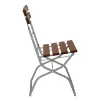 Beer garden folding chair ash-tree/glazed