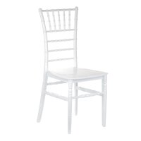 Stacking Chair Camelot Plastic White