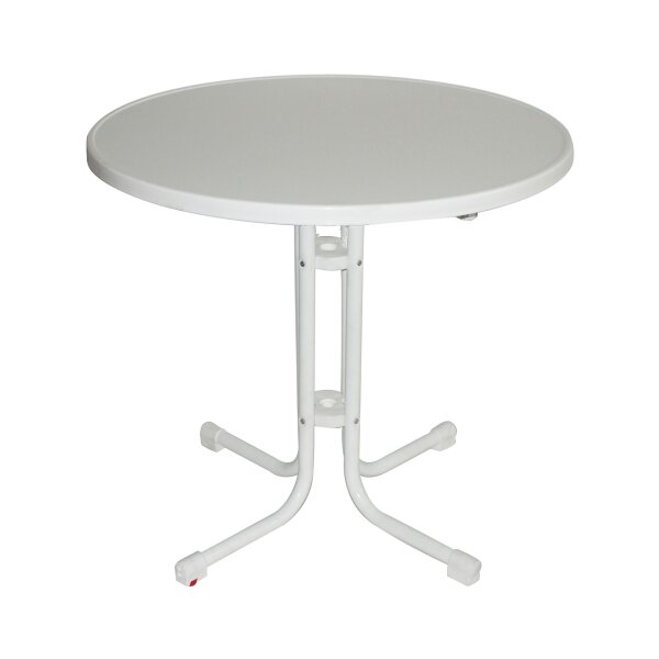 Bistro table Mainz D 80cm White / White
