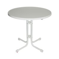 Bistro table Mainz D 80cm White / White