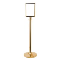 Info-Tafel für Absperrständer