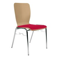 Stacking Chair Kiel Click with Seat Cushion