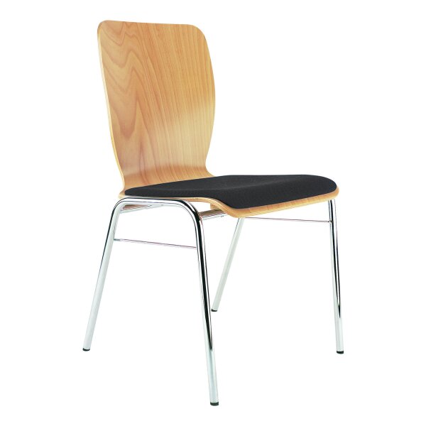 Stacking Chair Kiel with Seat Cushion