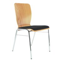 Stacking Chair Kiel with Seat Cushion