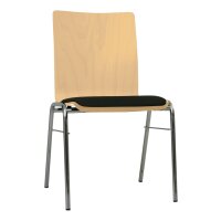 Stacking Chair Kiel V with Seat Cushion