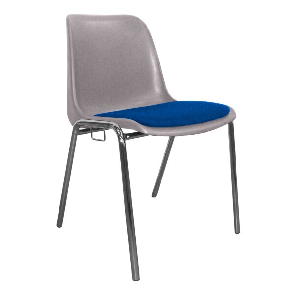 Stacking Chair Kopenhagen Click with Seat Cushion