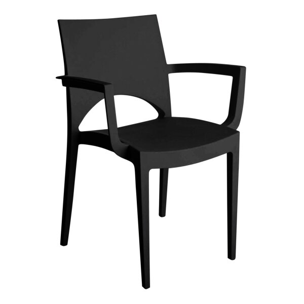 Plastic Chair Milan Armrests