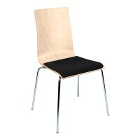 Stacking Chair Oslo with Seat Cushion