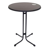 Party table Mainz D 70cm anthracite/anthracite
