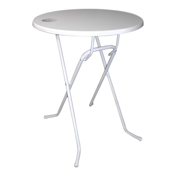 Stehtisch Brüssel D 85 Weiß/Weiß