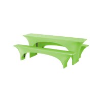 Beertable Cover stretch 220x70cm green