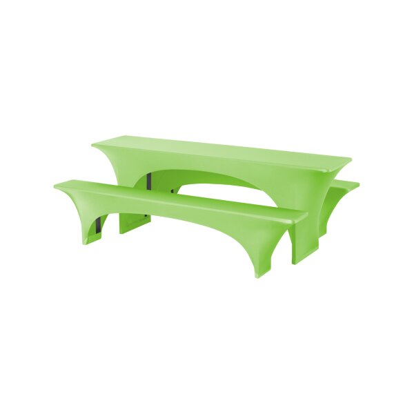 Beertable Cover stretch 220x50cm green