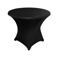 Bistro tablecloth Miami D70cm Black
