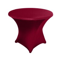 Bistro tablecloth Miami D85cm Bordeaux