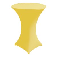 Partytable-Body Miami Stretch D85cm Yellow