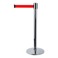 Barrier posts Automatic chrome / red