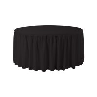 Combi Tablecloth President Plisse D180cm black