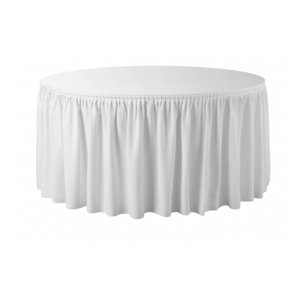 Combi Tablecloth President Plisse D122cm white