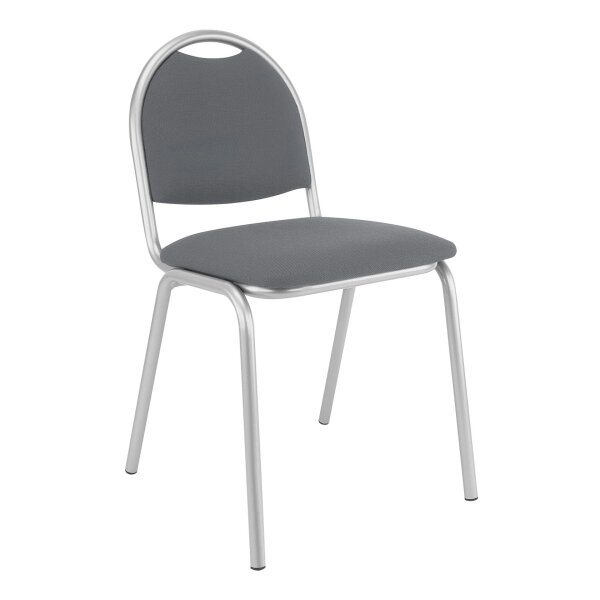 Stacking Chair Arios Chrome / Grey