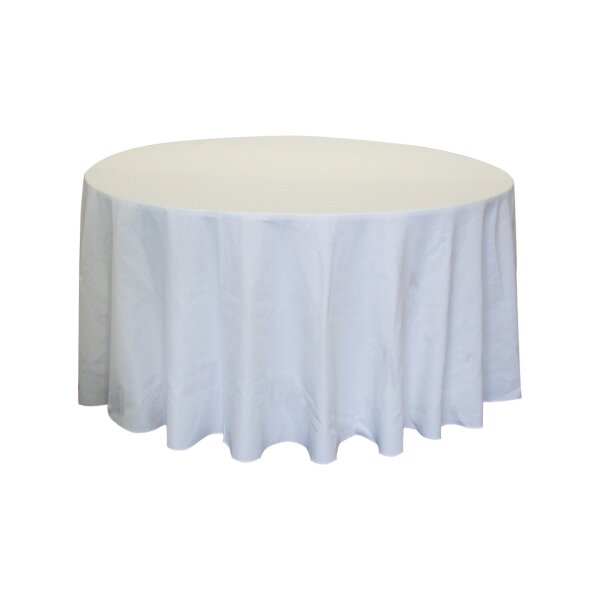 Tablecloth Damask D220cm white 215g-qm