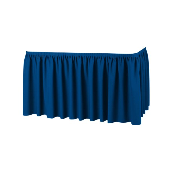 Skirting Plisse President 580x73 Dunkelblau