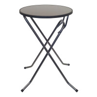 Stehtisch Brüssel D 70 Hammerschlag/Anthrazit