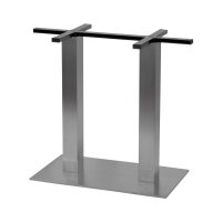 Frame Manhattan Duo 2 Bistro/Square brushed stainless steel