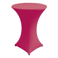 Partytable Cover Miami zip D80-85cm pink