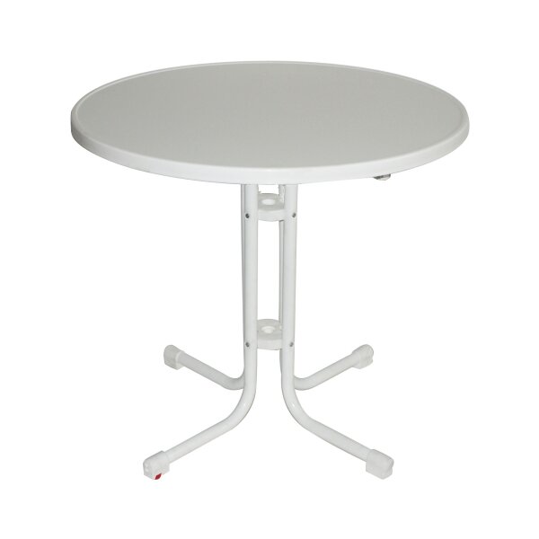 Bistro table Mainz D 85cm White / White